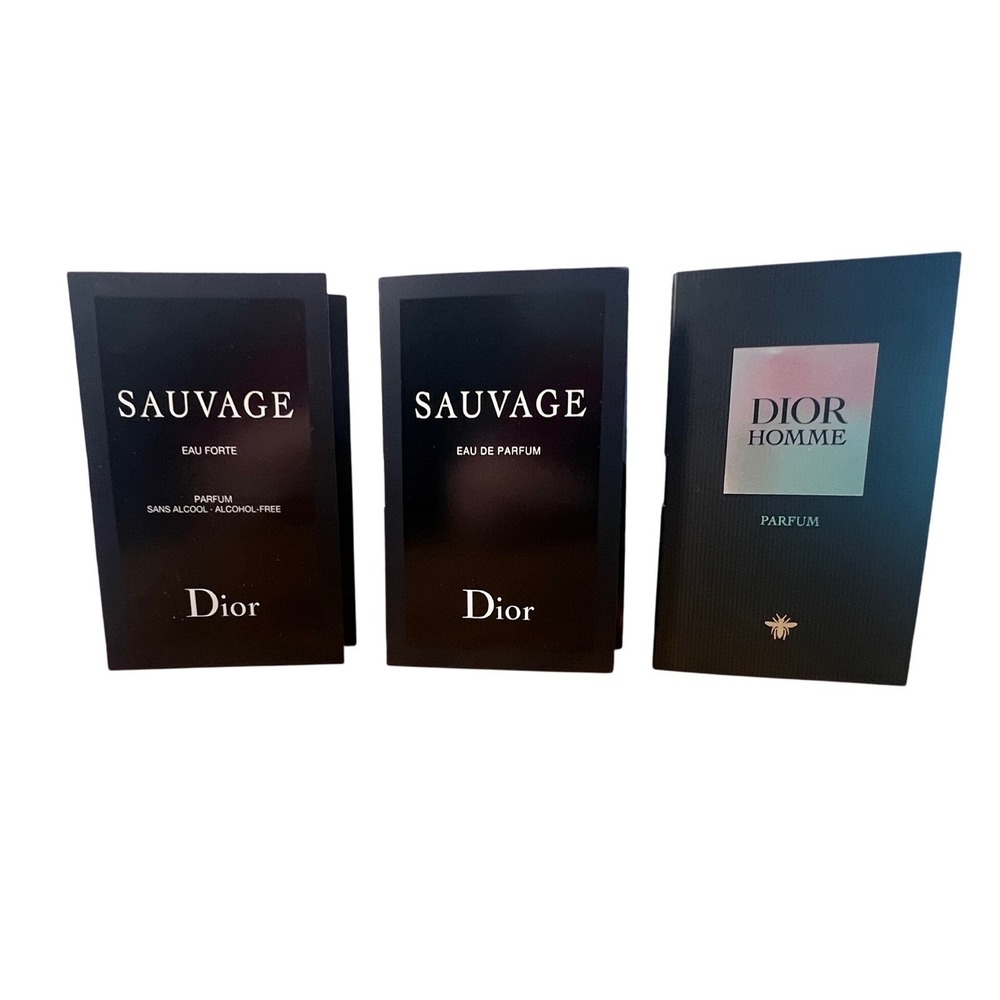 Christian Dior for Men Carded Sauvage Eau De Parfum Sauvage Forte & Dior Homme